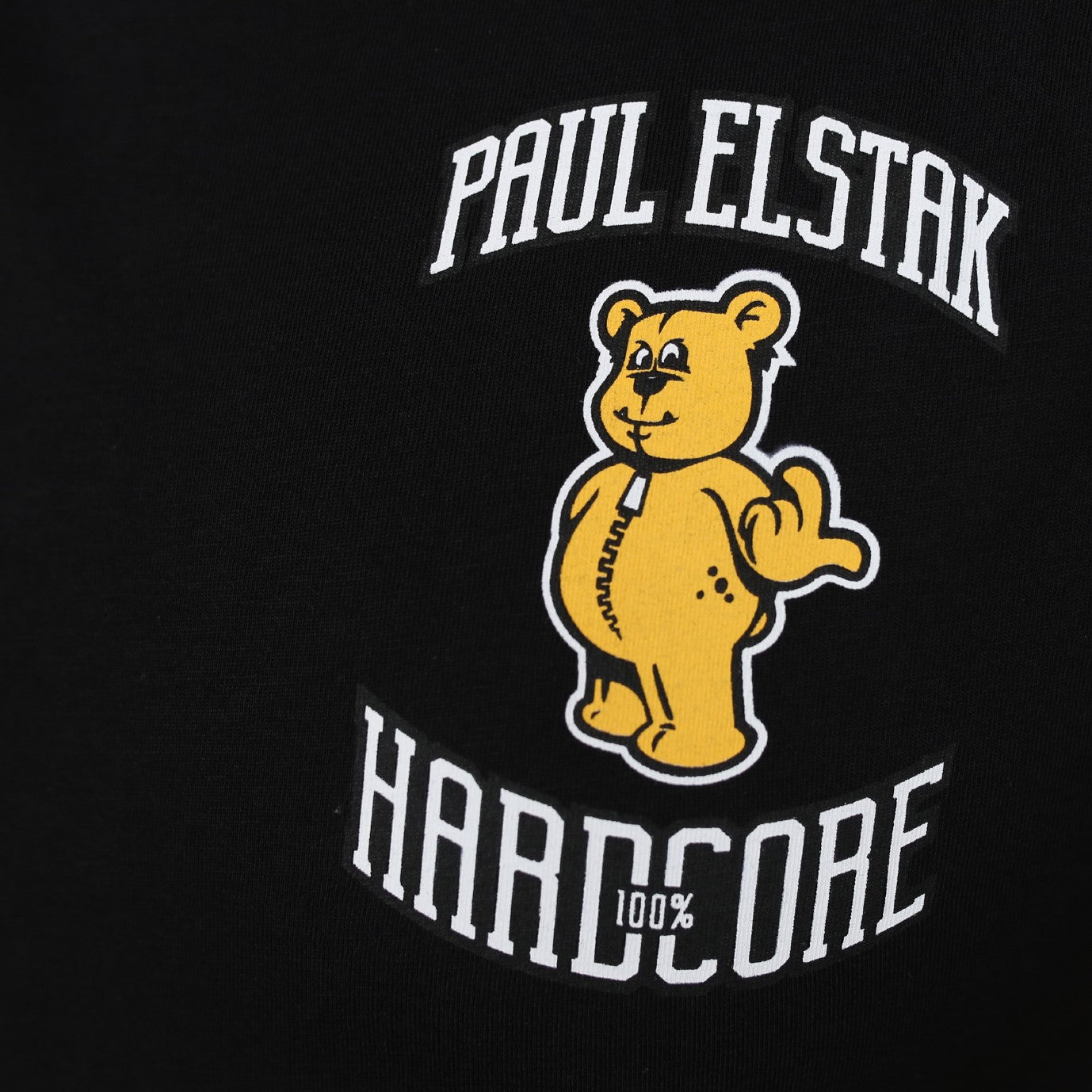 100% HARDCORE - PAUL ELSTAK T-SHIRT FORZE ZWART