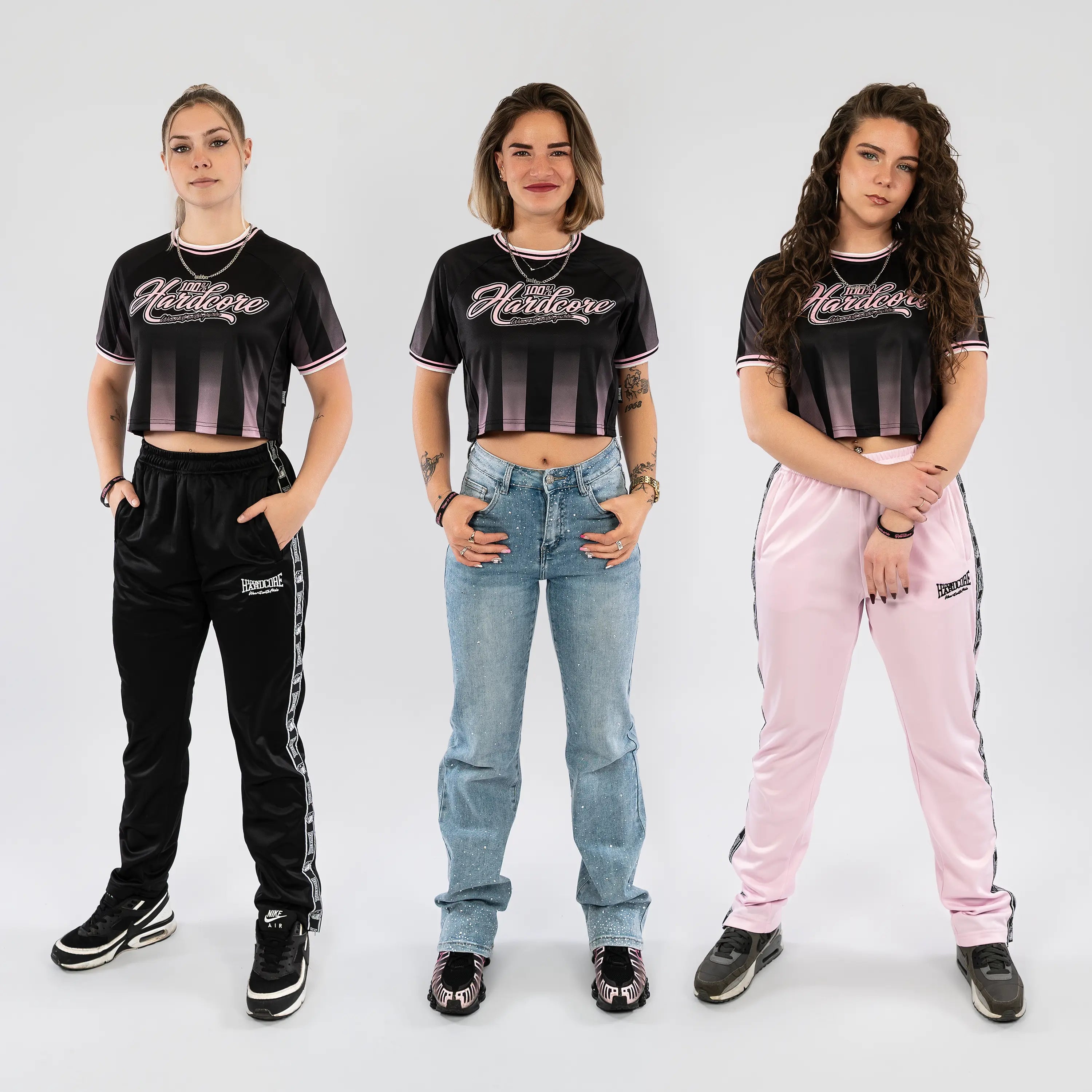 100% HARDCORE CROPPED VOETBALSHIRT SCRIPT
