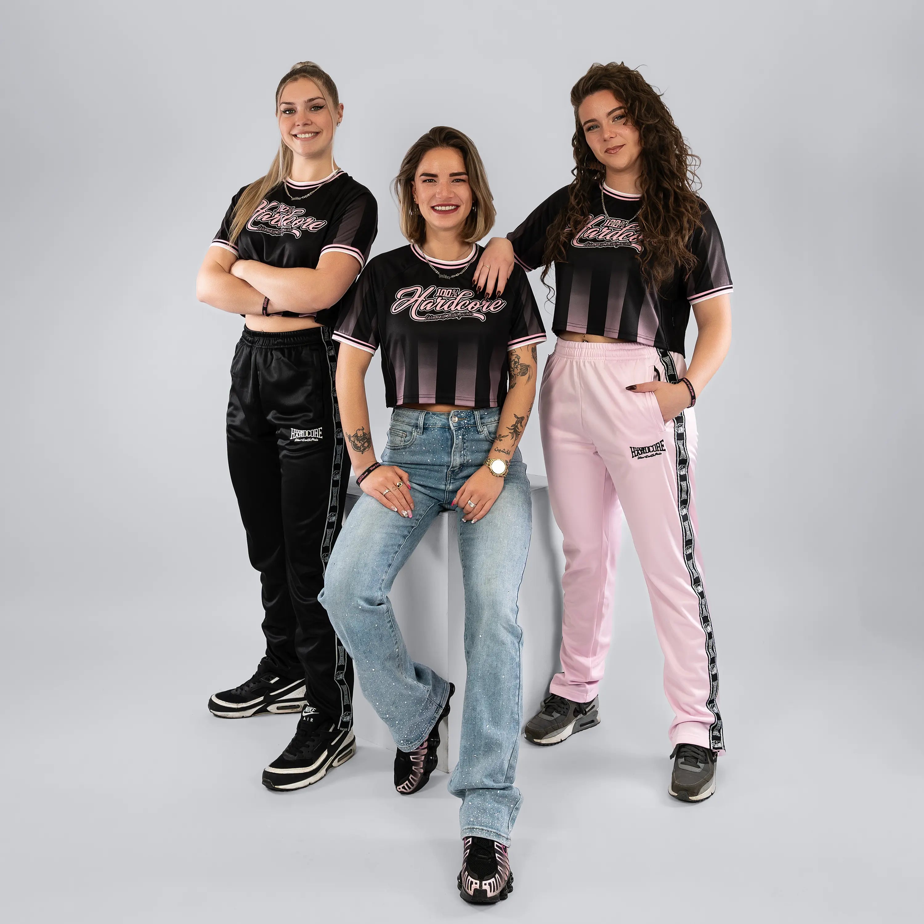 100% HARDCORE CROPPED VOETBALSHIRT SCRIPT