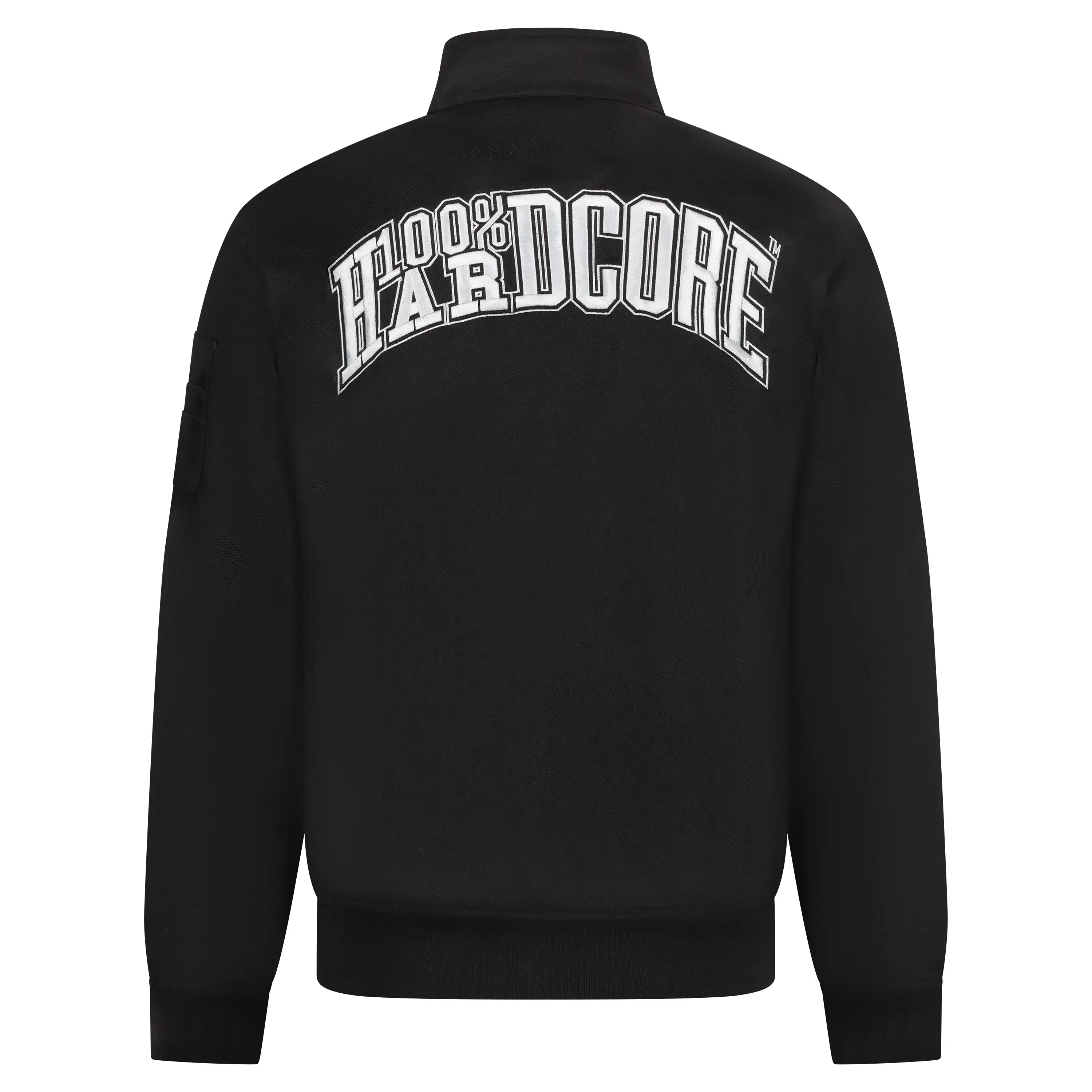 100% HARDCORE HARRINGTON BRANDED RAGE ZWART