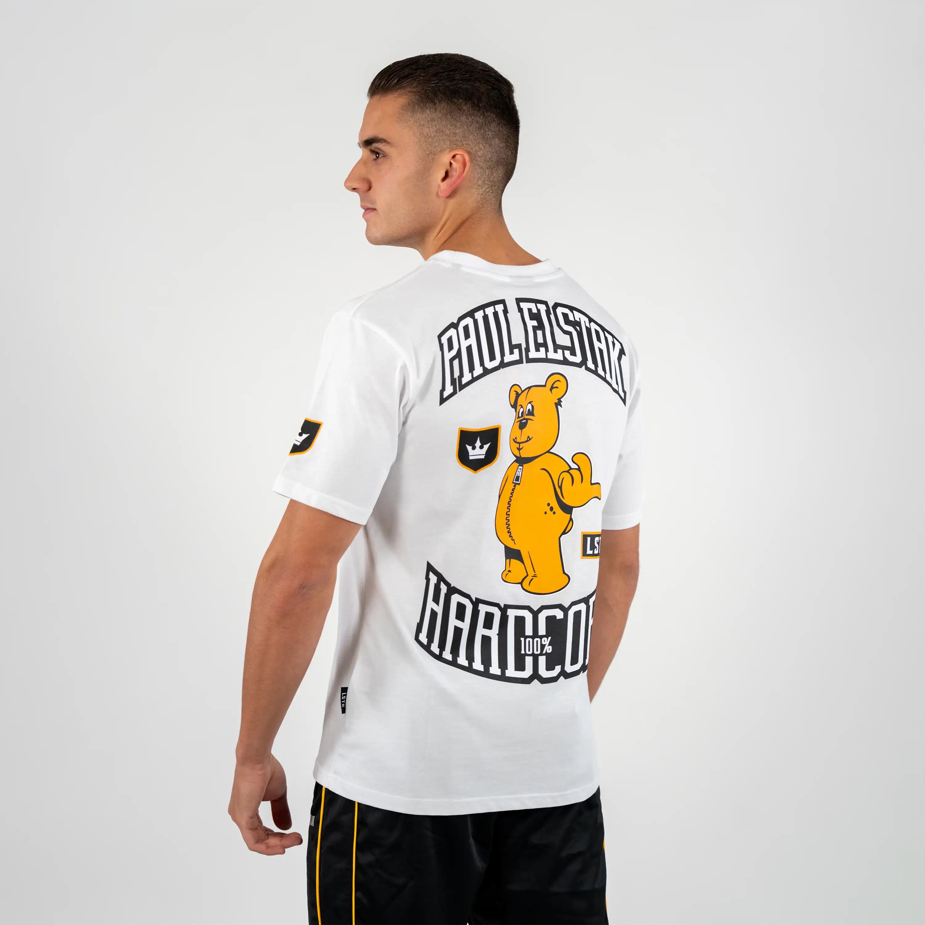 100% HARDCORE - PAUL ELSTAK T-SHIRT FORZE WIT