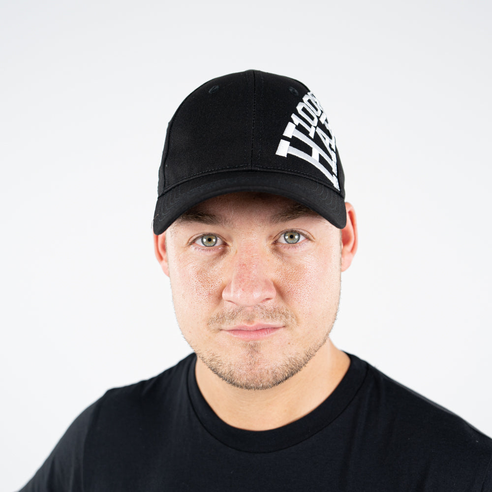 100% HARDCORE CAP ESSENTIAL ZWART