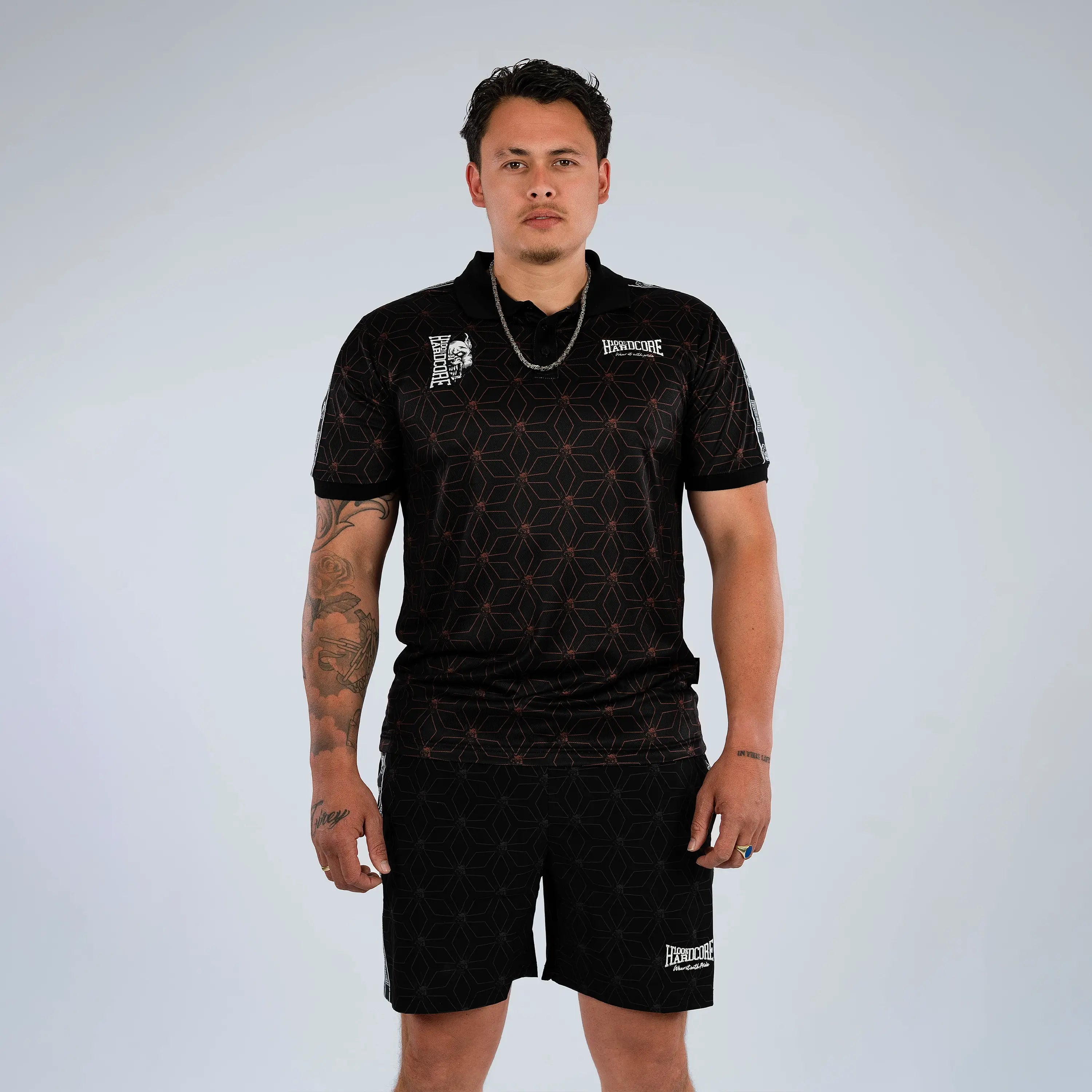 100% HARDCORE VOETBALSHIRT ESSENTIAL TAPED ROOD