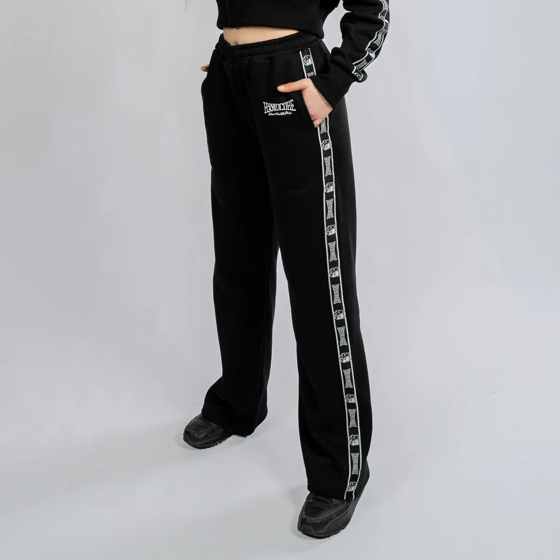 [100%HC] STRAIGHT FIT JOGGINGPANTS ZWART
