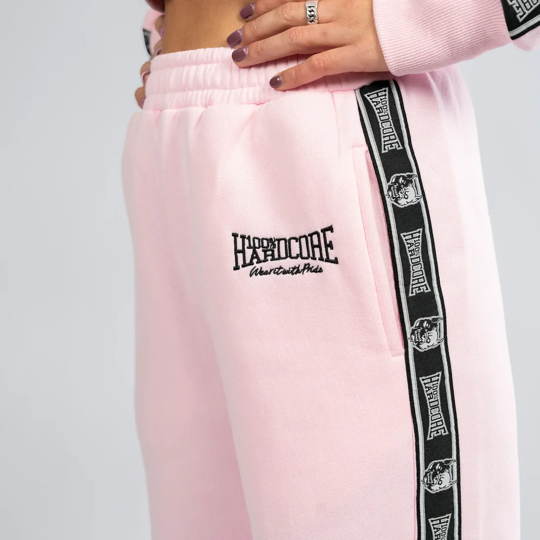 [100%HC] STRAIGHT FIT JOGGINGPANTS ROZE