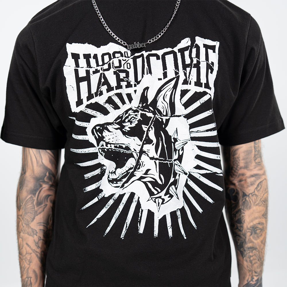 100% HARDCORE T-SHIRT BROKEN