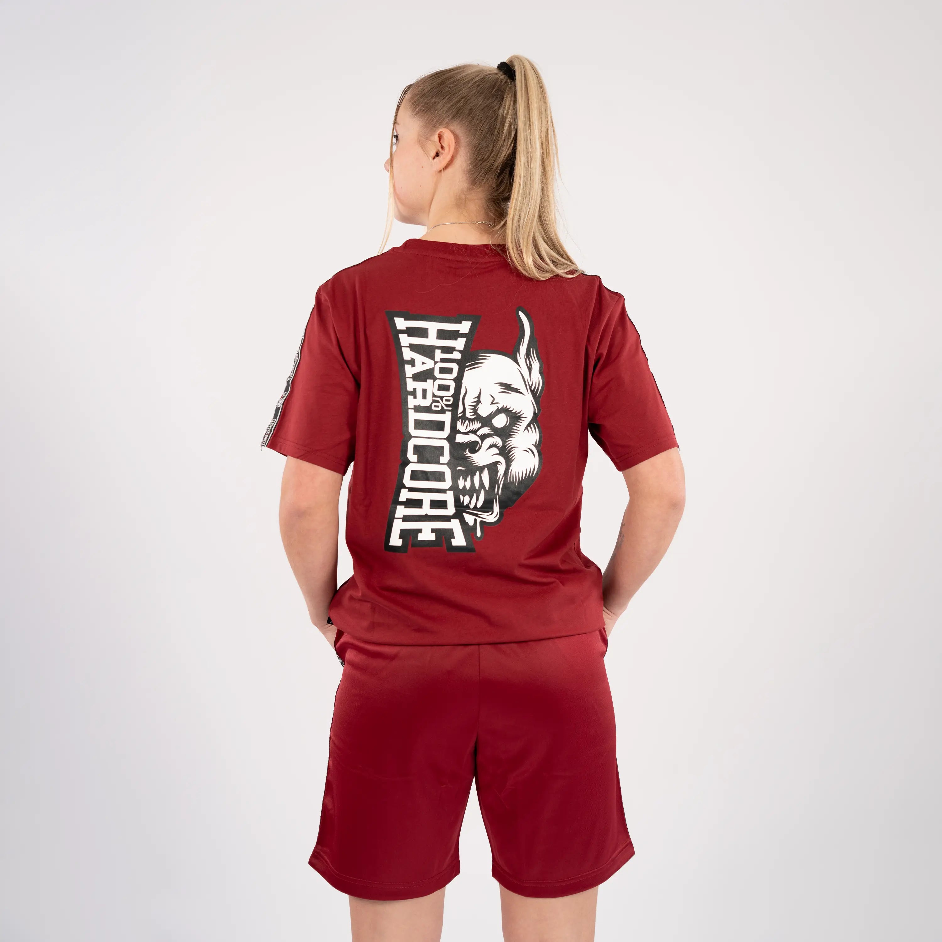 100% HARDCORE T-SHIRT ESSENTIAL ROOD