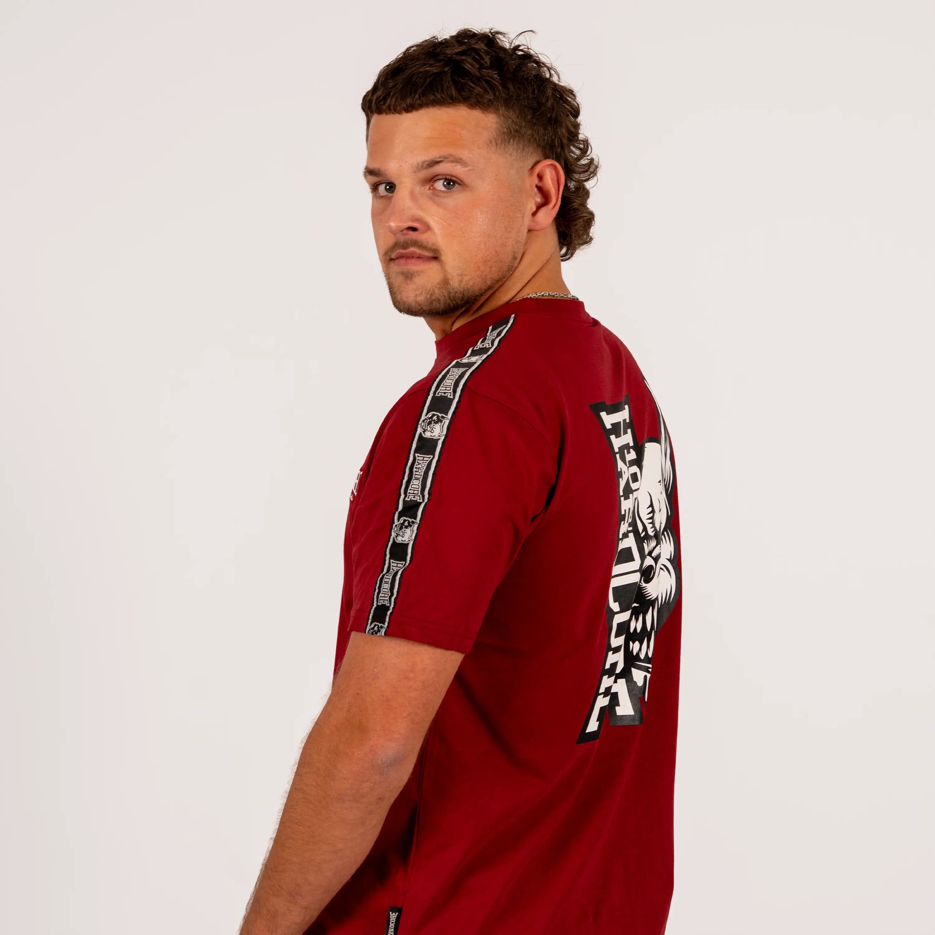 100% HARDCORE T-SHIRT ESSENTIAL ROOD