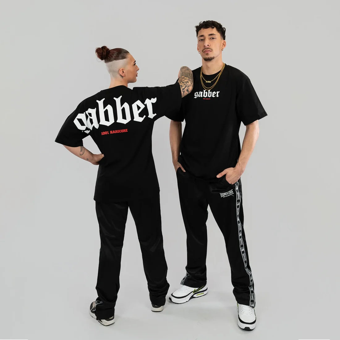 [100% HC] T-SHIRT GABBER GROOT ZWART