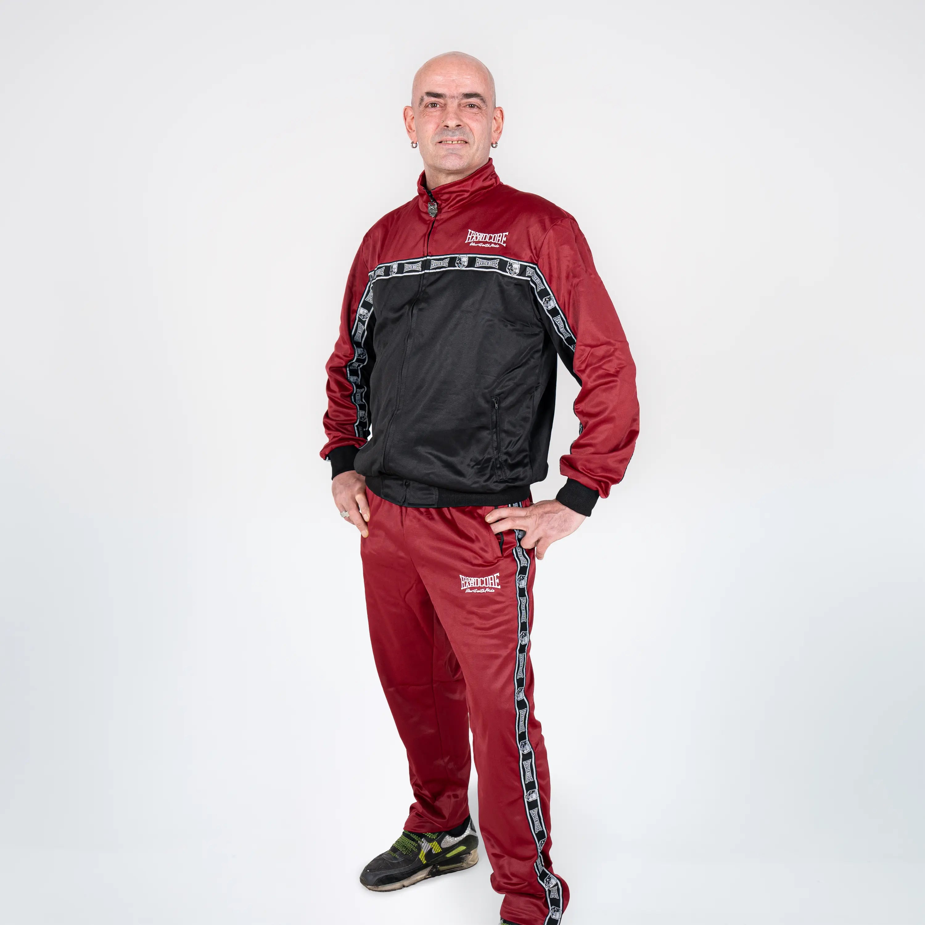 100% HARDCORE TRAININGSBROEK ESSENTIAL ROOD