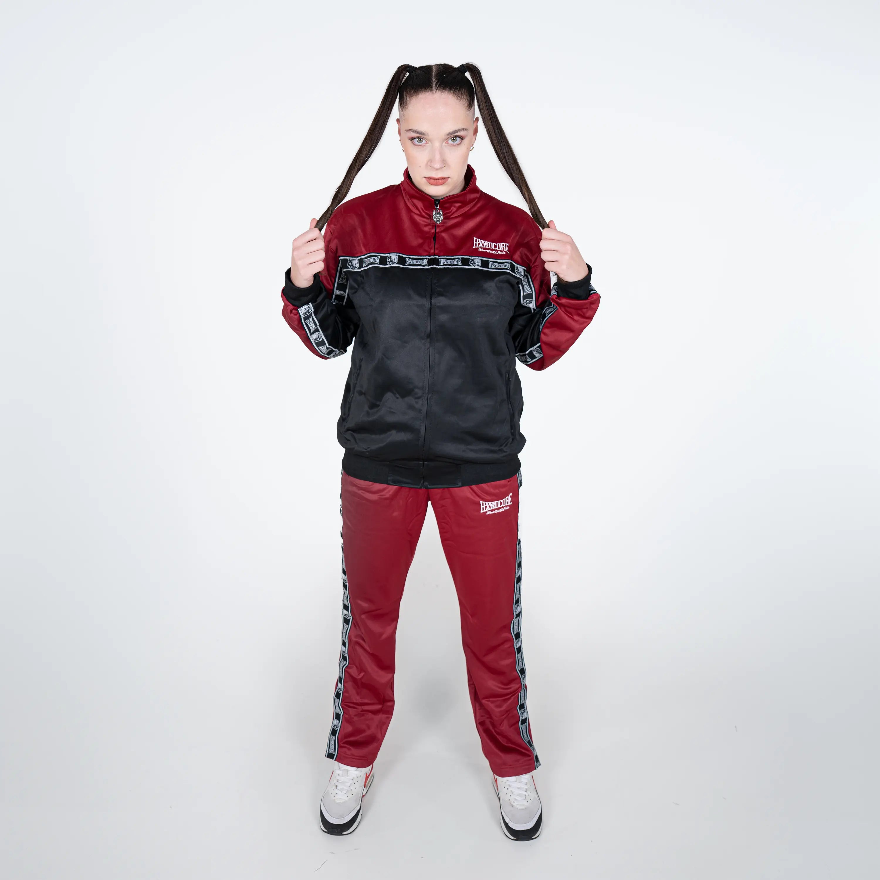 100% HARDCORE TRAININGSBROEK ESSENTIAL ROOD