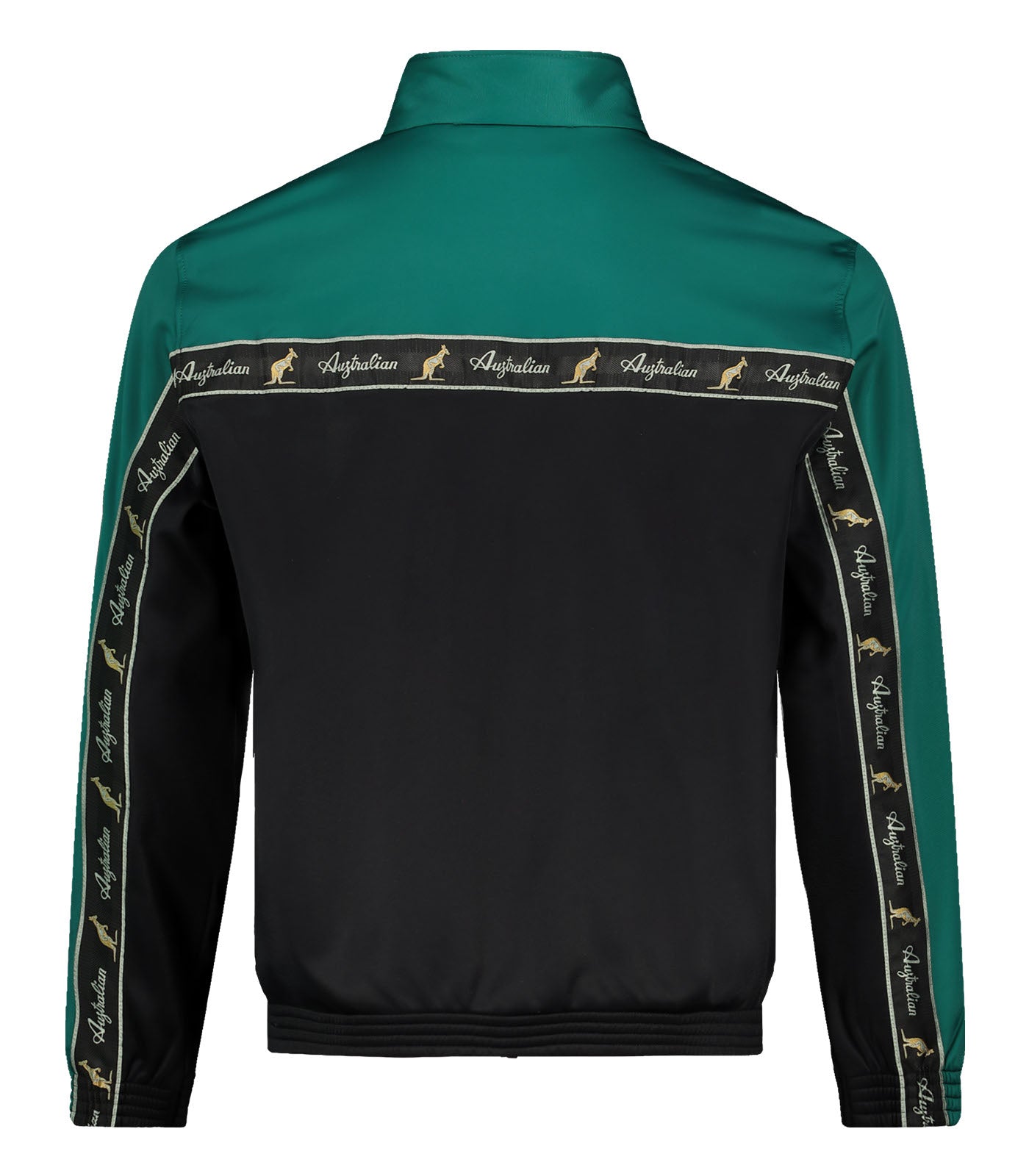 [AUS] DUO JACKET ACETATE MET ZWARTE BIES - ZWART/EVERGLADE