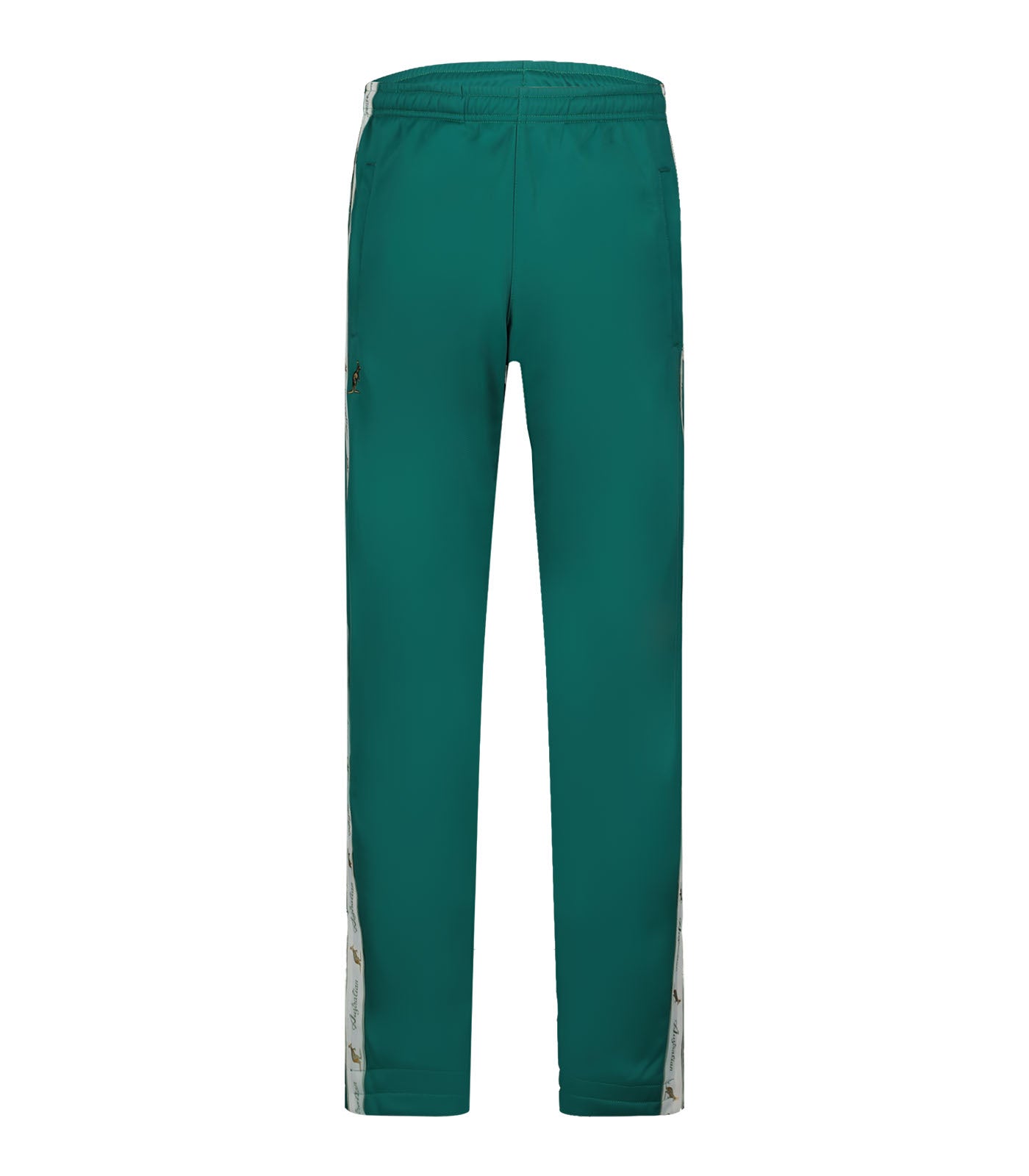 [AUS] BROEK CLASSIC FIT ACETATE MET WITTE BIES - EVERGLADE