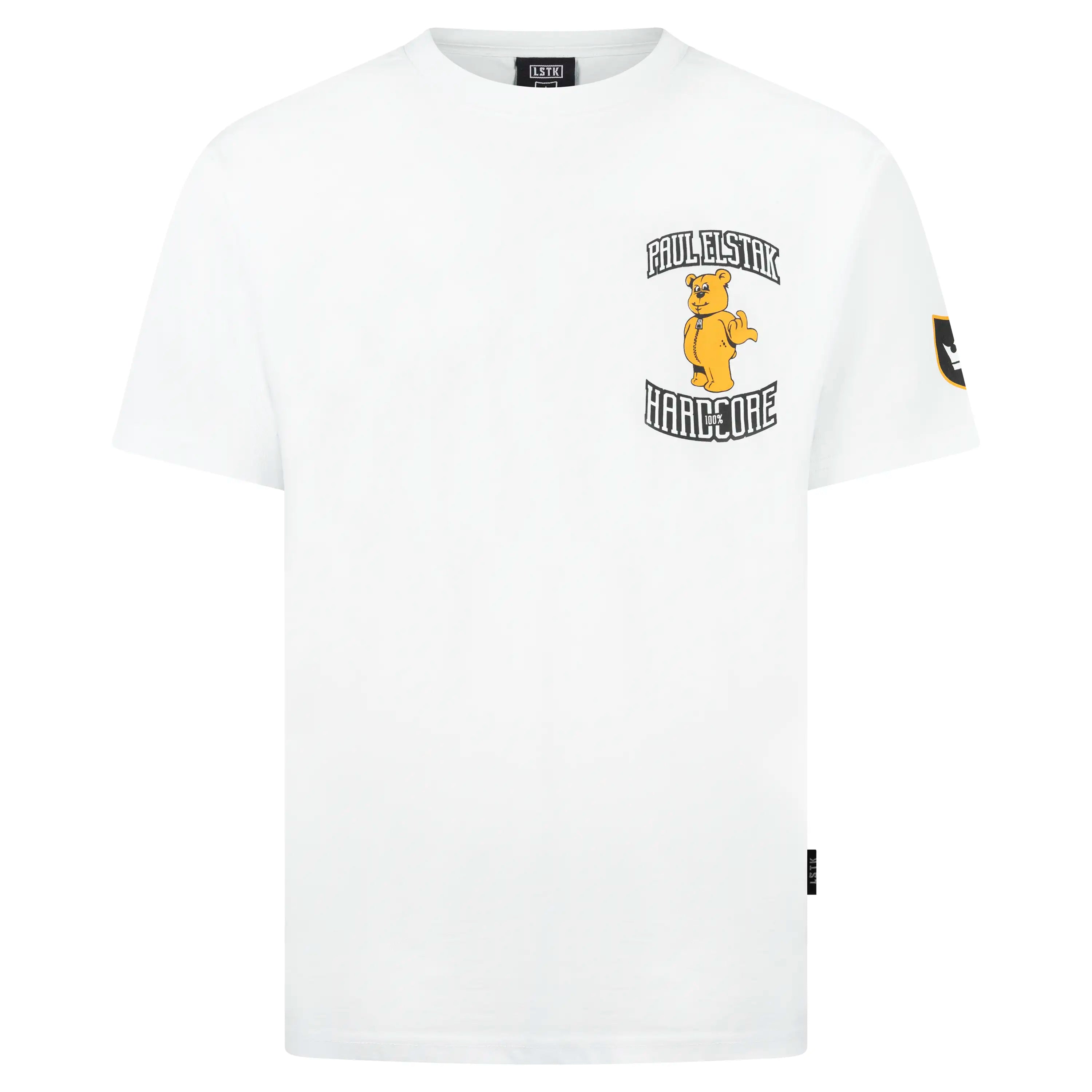 100% HARDCORE - PAUL ELSTAK T-SHIRT FORZE WIT
