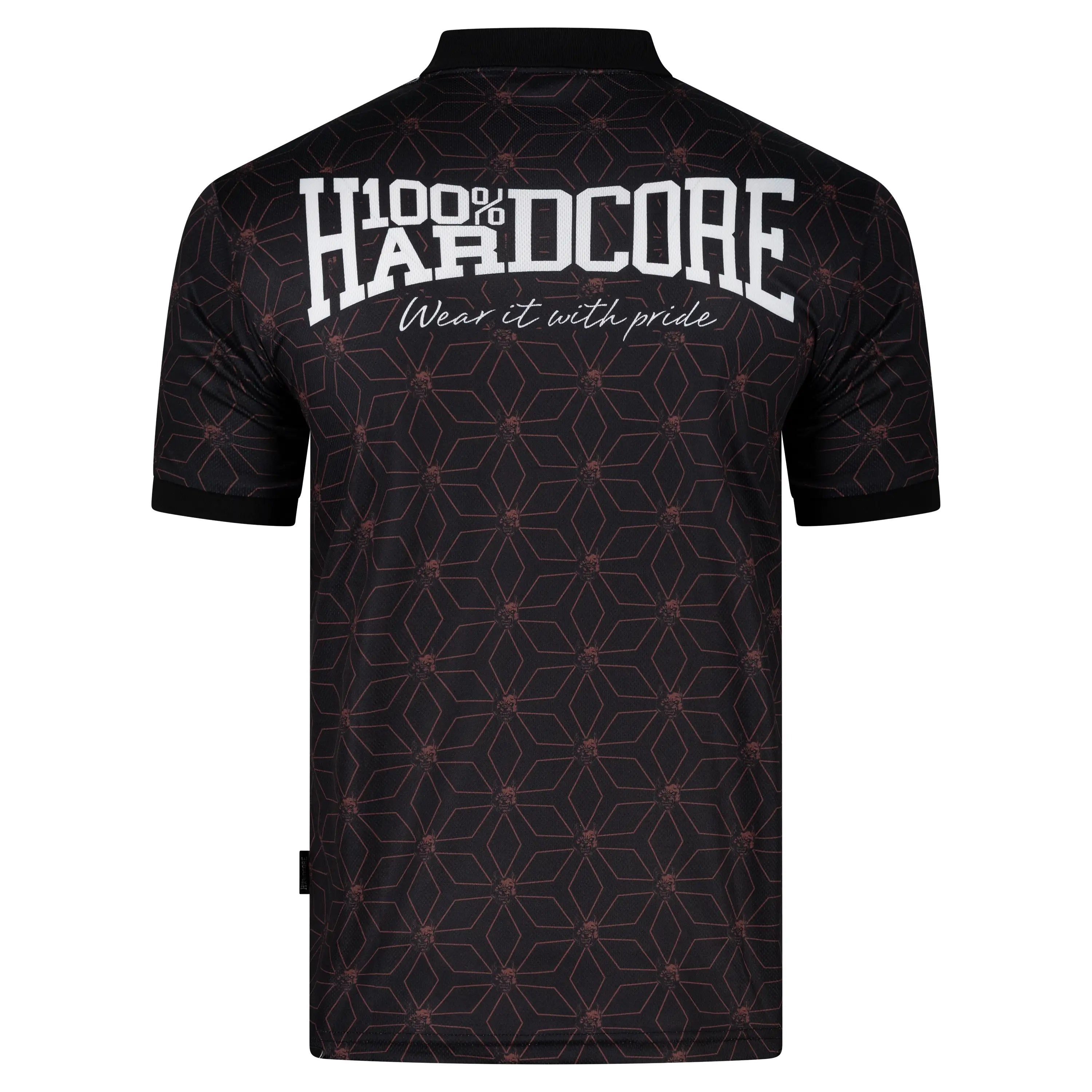 100% HARDCORE VOETBALSHIRT ESSENTIAL TAPED ROOD