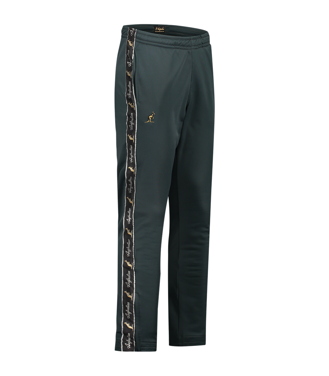 [AUS] SLIM FIT BROEK ACETATE MET ZWARTE BIES - WOODS GREEN
