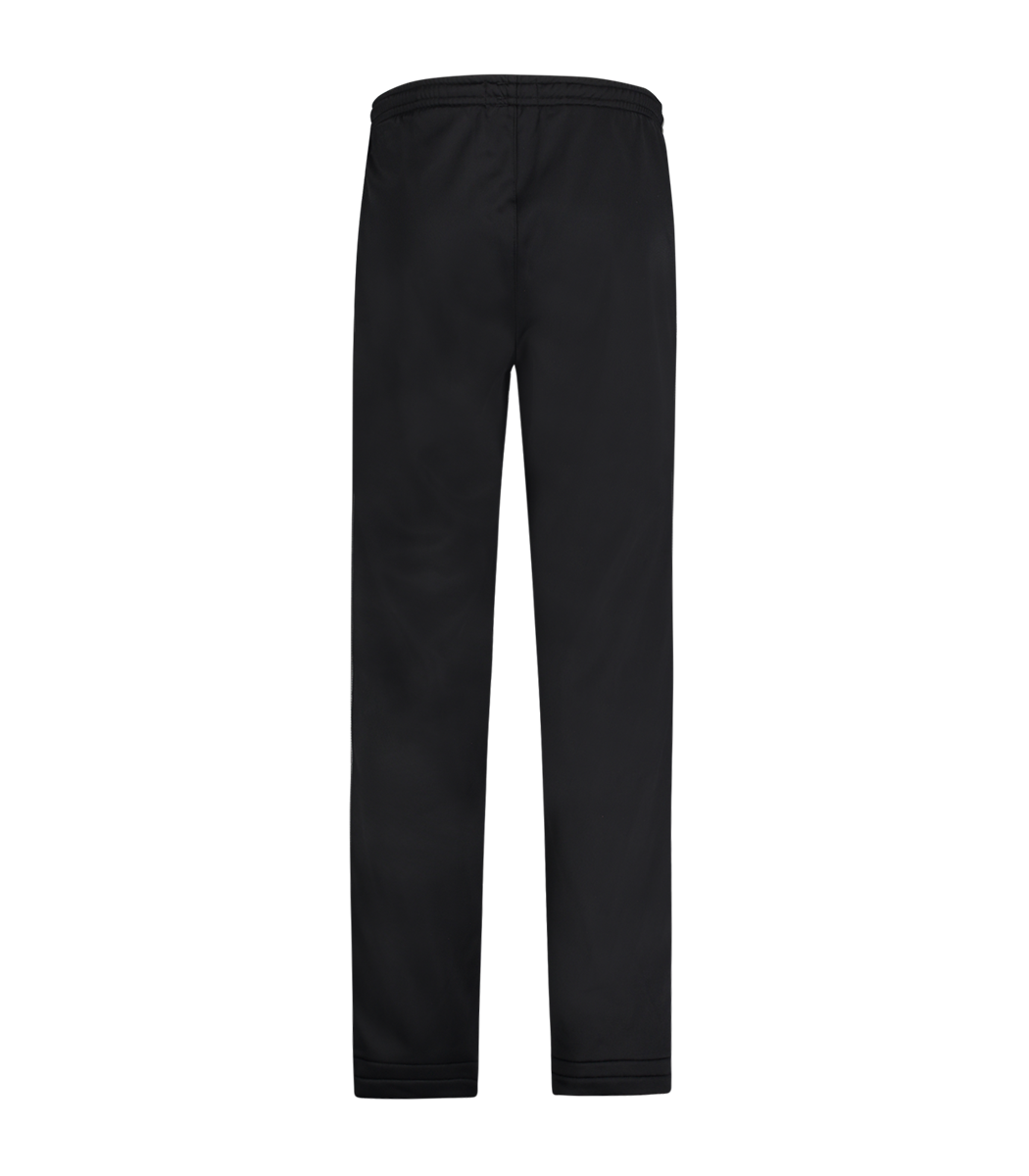 [AUS] SLIM FIT BROEK ACETATE MET ZWARTE BIES - ZWART