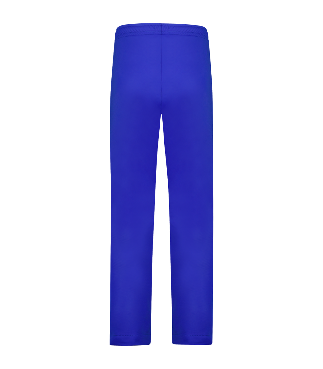 [AUS] SLIM FIT BROEK ACETATE MET ZWARTE BIES - CORNFLOWER BLUE