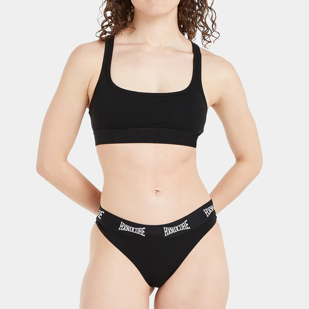 100% HARDCORE DAMES ESSENTIAL STRING - 2-PACK
