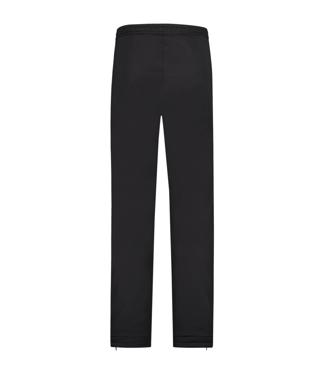 [AUS] BROEK CLASSIC FIT ACETATE MET ZWARTE BIES - ZWART