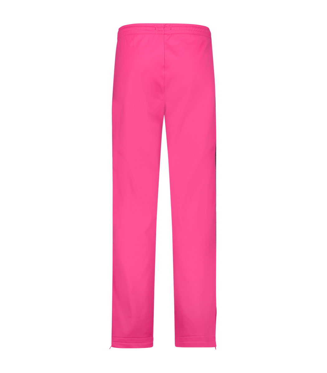 [AUS] BROEK CLASSIC FIT ACETATE MET ZWARTE BIES - FUXIA ROZE