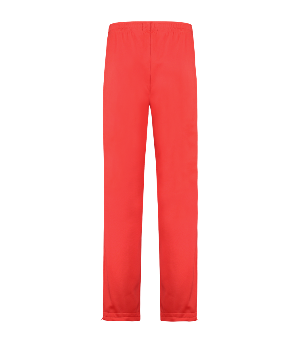 [AUS] BROEK CLASSIC FIT ACETATE MET ZWARTE BIES - ROOD