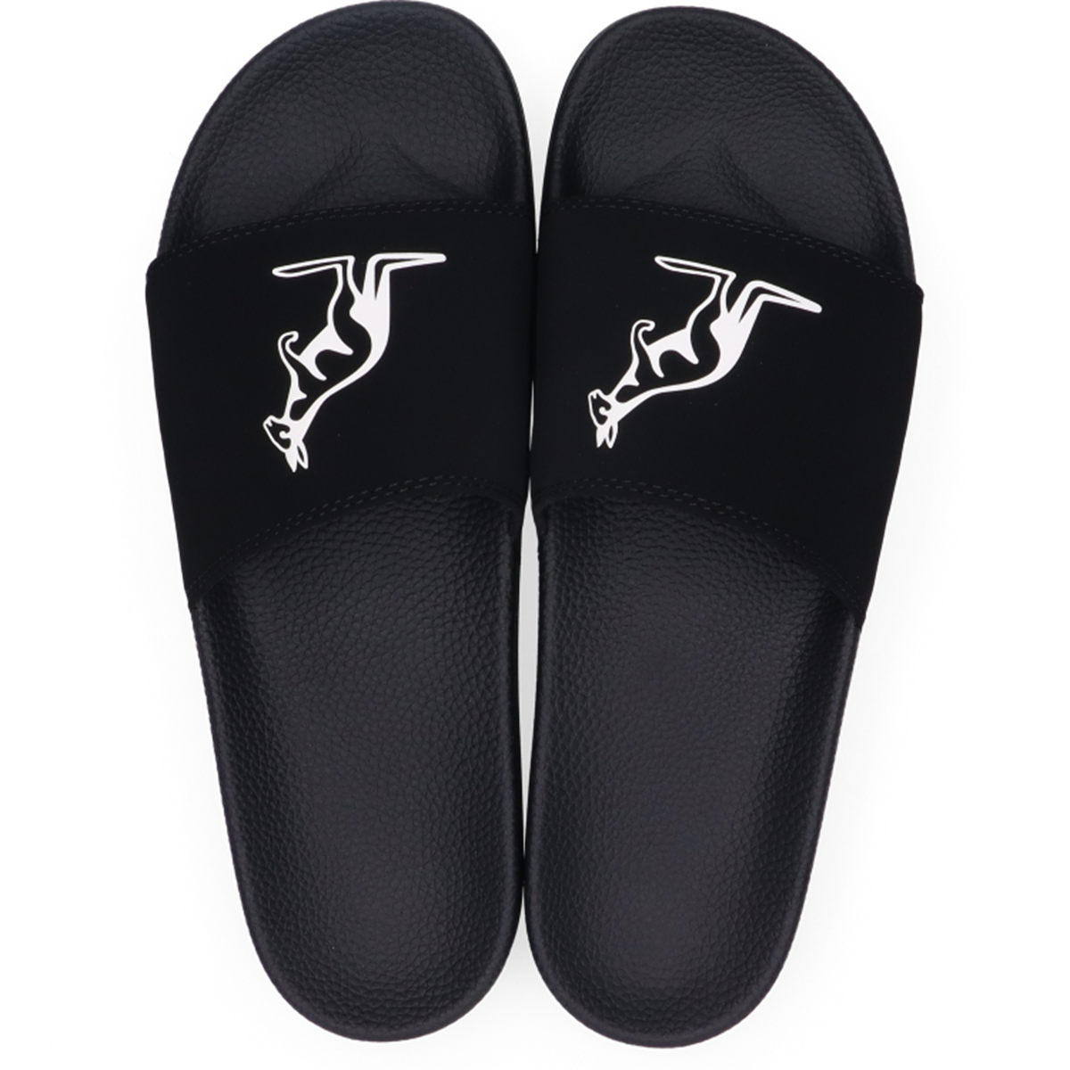 [AUS] SLIPPERS ZWART/WIT