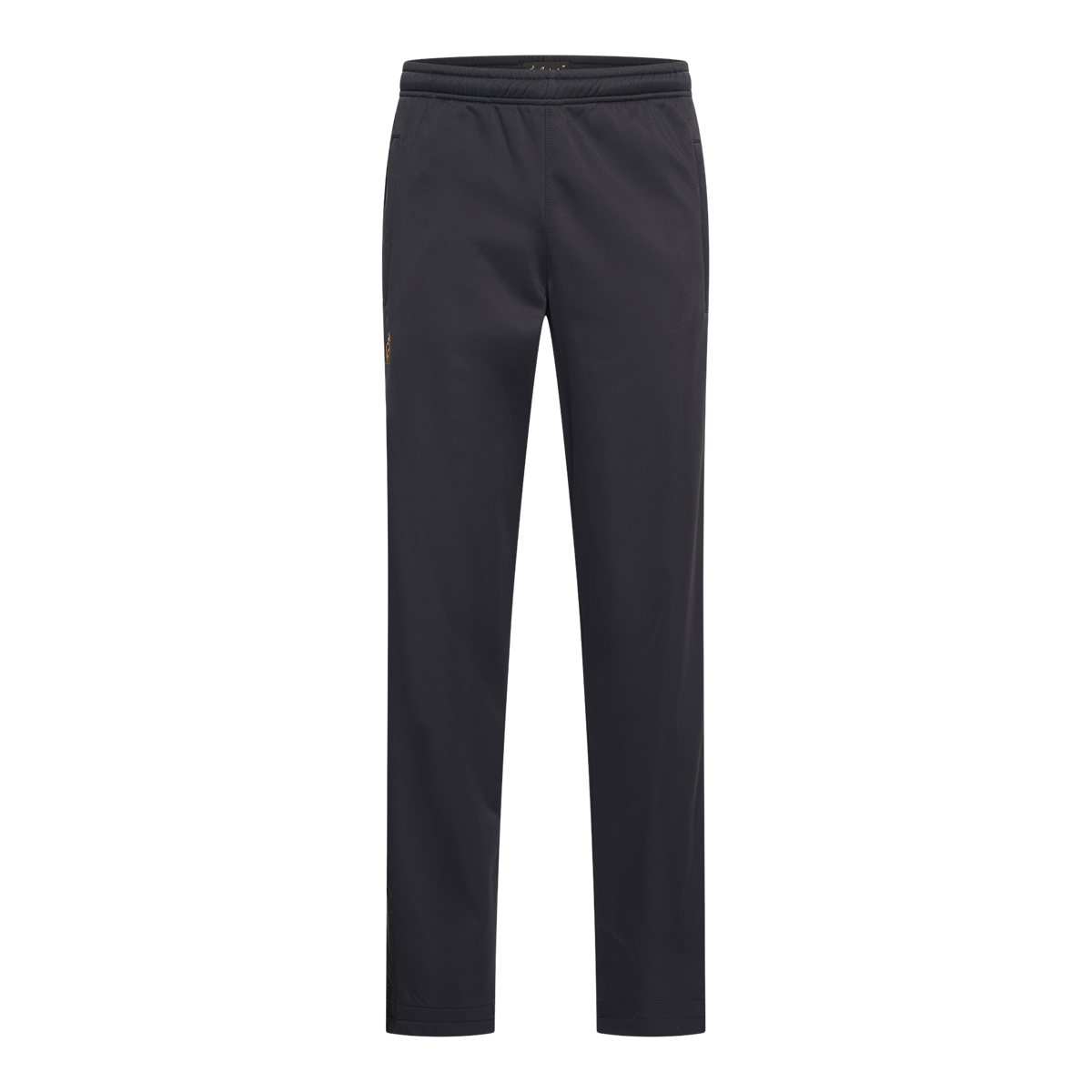 [AUS] SLIM FIT BROEK ACETATE MET SHADOW BIES - ZWART