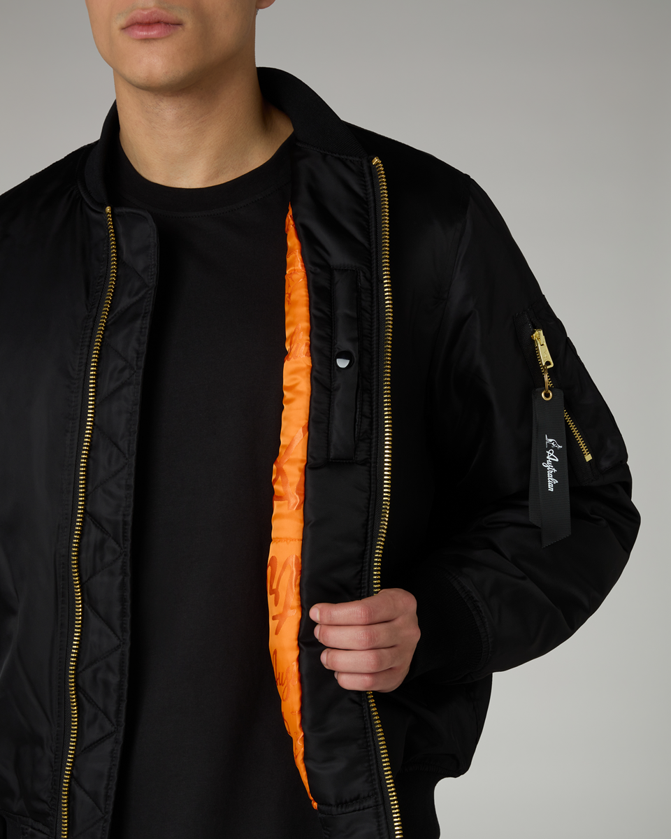 BOMBER ARCHIVE ZWART
