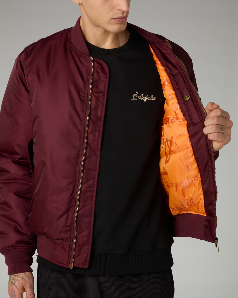 BOMBER ARCHIVE BORDEAUX ROOD