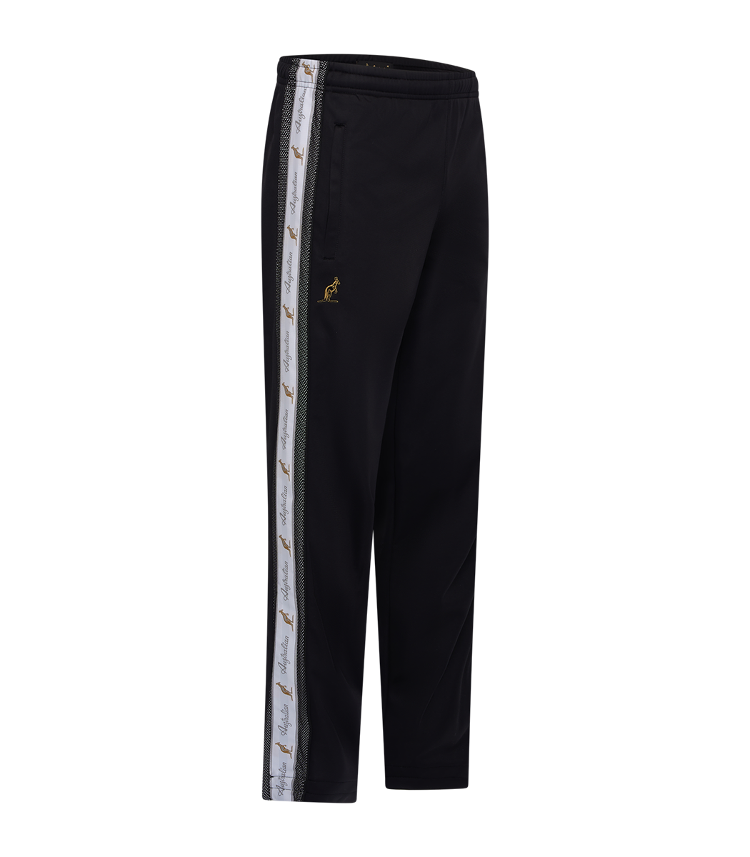[AUS] MISTRAL BROEK ACETATE MET WITTE MISTRAL BIES - ZWART