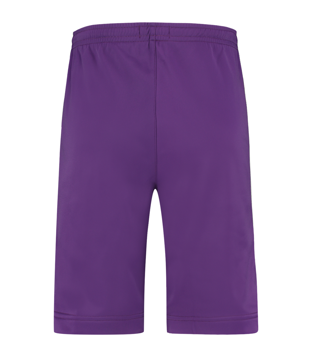 [AUS] KORTE BROEK ACETATE MET ZWARTE BIES - VIOLET PAARS