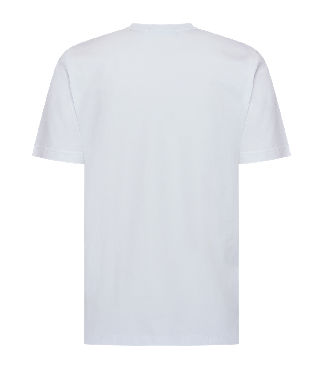 AUSTRALIAN T-SHIRT ZWARTE BIES KATOEN WIT