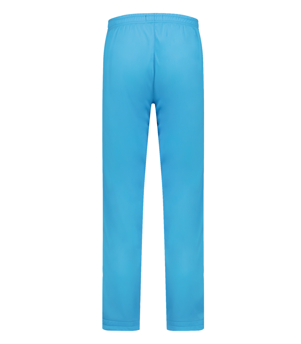PANTS TRIACETAAT WHITE BANDA TURQUOISE