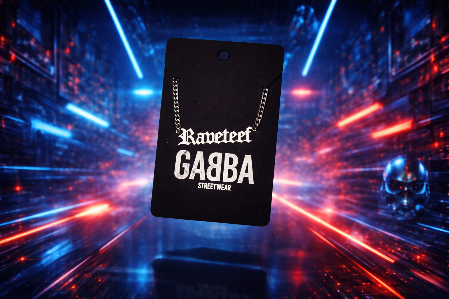 GABBA KETTINKJES ZILVER PLATED