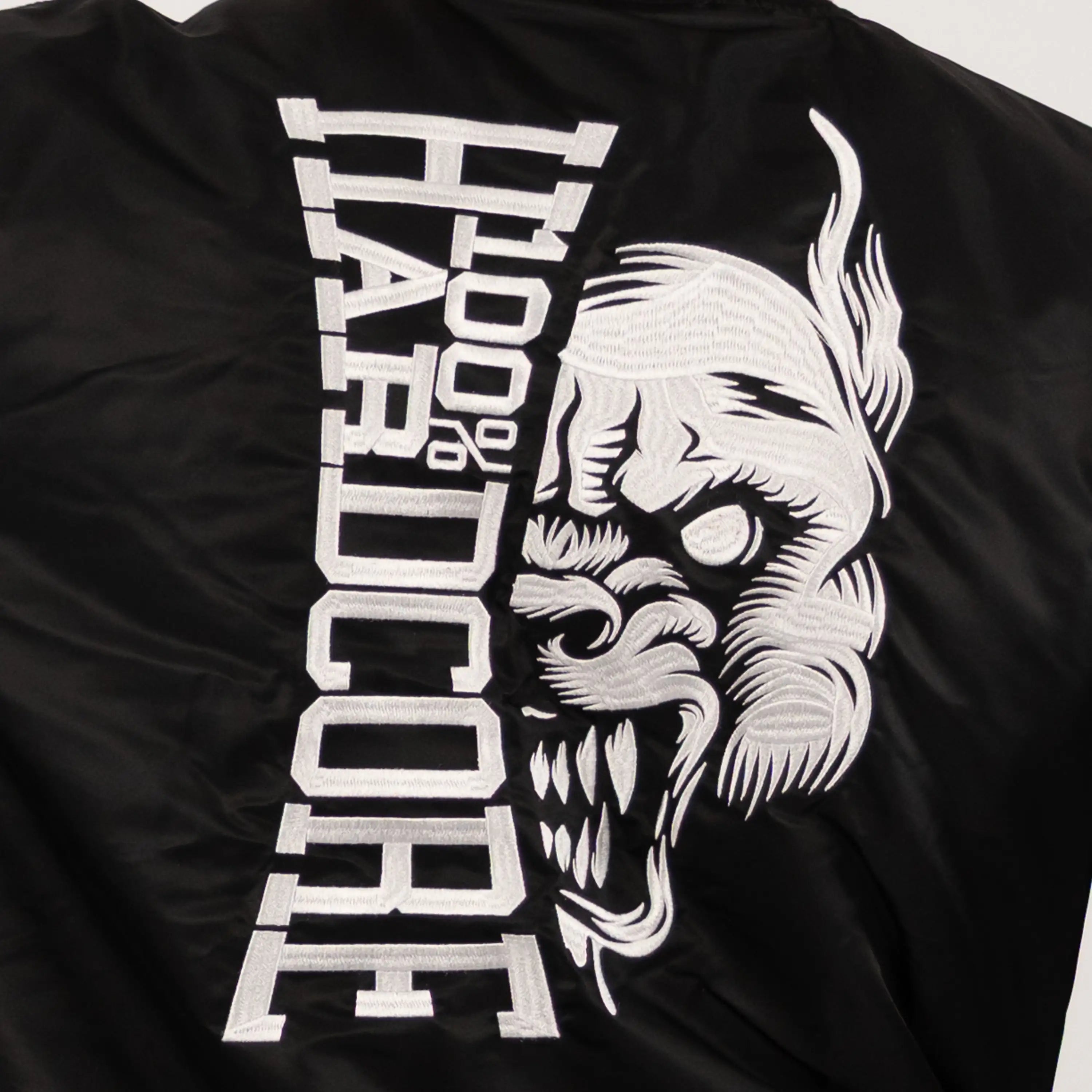 100% HARDCORE BOMBERJACK BRANDED RAGE ZWART