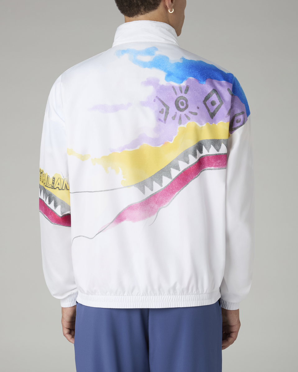 [AUS] NATIVE PRINT JACKET SMASH - WIT / MULTICOLOR